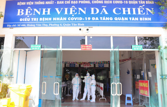 Bệnh viện dã chiến đa tầng Tân Bình, TP.HCM - Ảnh: XUÂN MAI